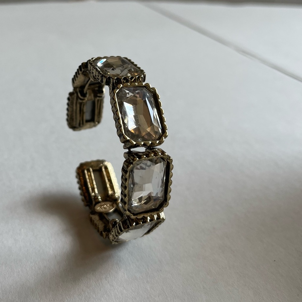 Chicos Rectangular Shaped Crystals Braclet - image 4